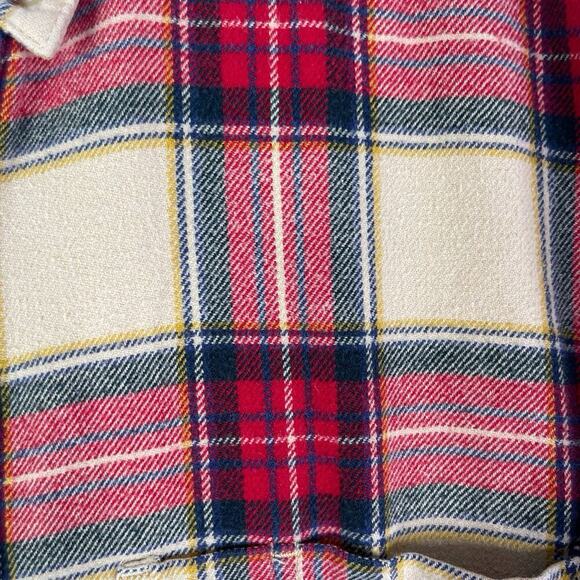 Woolrich Shirt Flannel Plaid Mens Size Medium M Long Sleeve Button Down Cotton - Picture 6 of 10